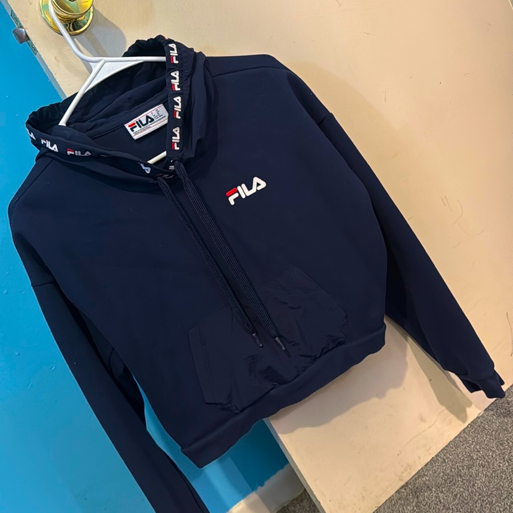 Fila cropped hoodie